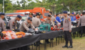 Brimob Polda Riau Siaga, Apel Kesiapan Tanggap Darurat Bencana 2025