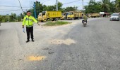 Diserempet Motor Hingga Terlindas Truk Tangki, Seorang IRT Tewas di Simpang Badak Tenayan Raya Pekanbaru